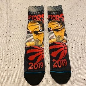Toronto Raptors “2019 Champs” Crew Socks